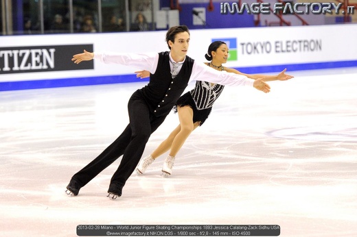 2013-02-28 Milano - World Junior Figure Skating Championships 1893 Jessica Calalang-Zack Sidhu USA